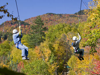 New York Zipline Adventure Canopy Tour at Hunter Mountain, NY